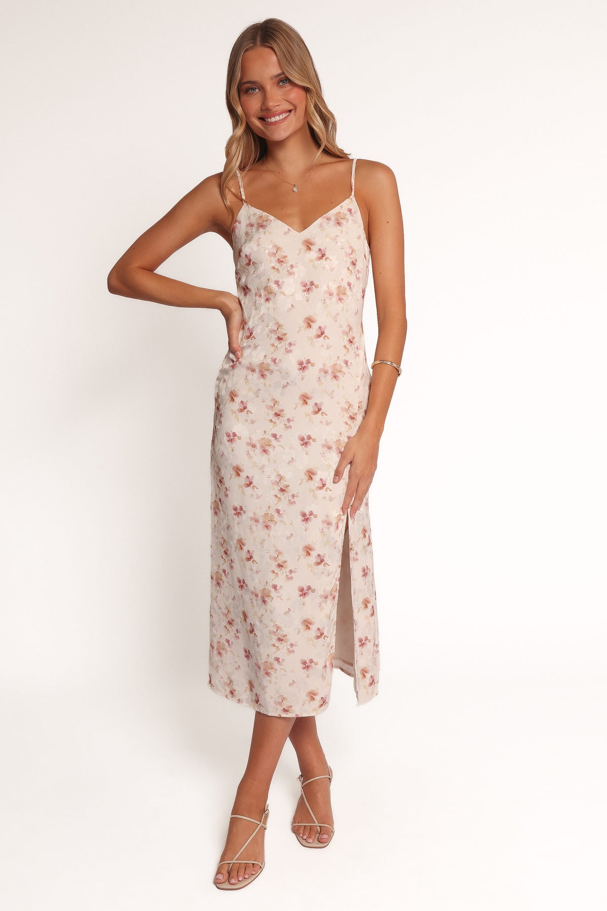 Elysian Maxi Dress - Pink Floral