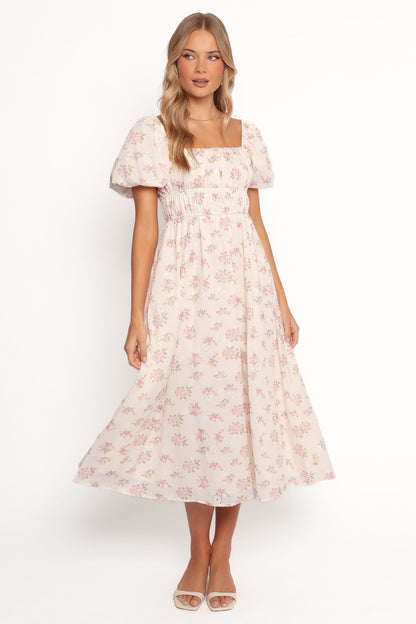 Eowyn Maxi Dress - Ivory Pink