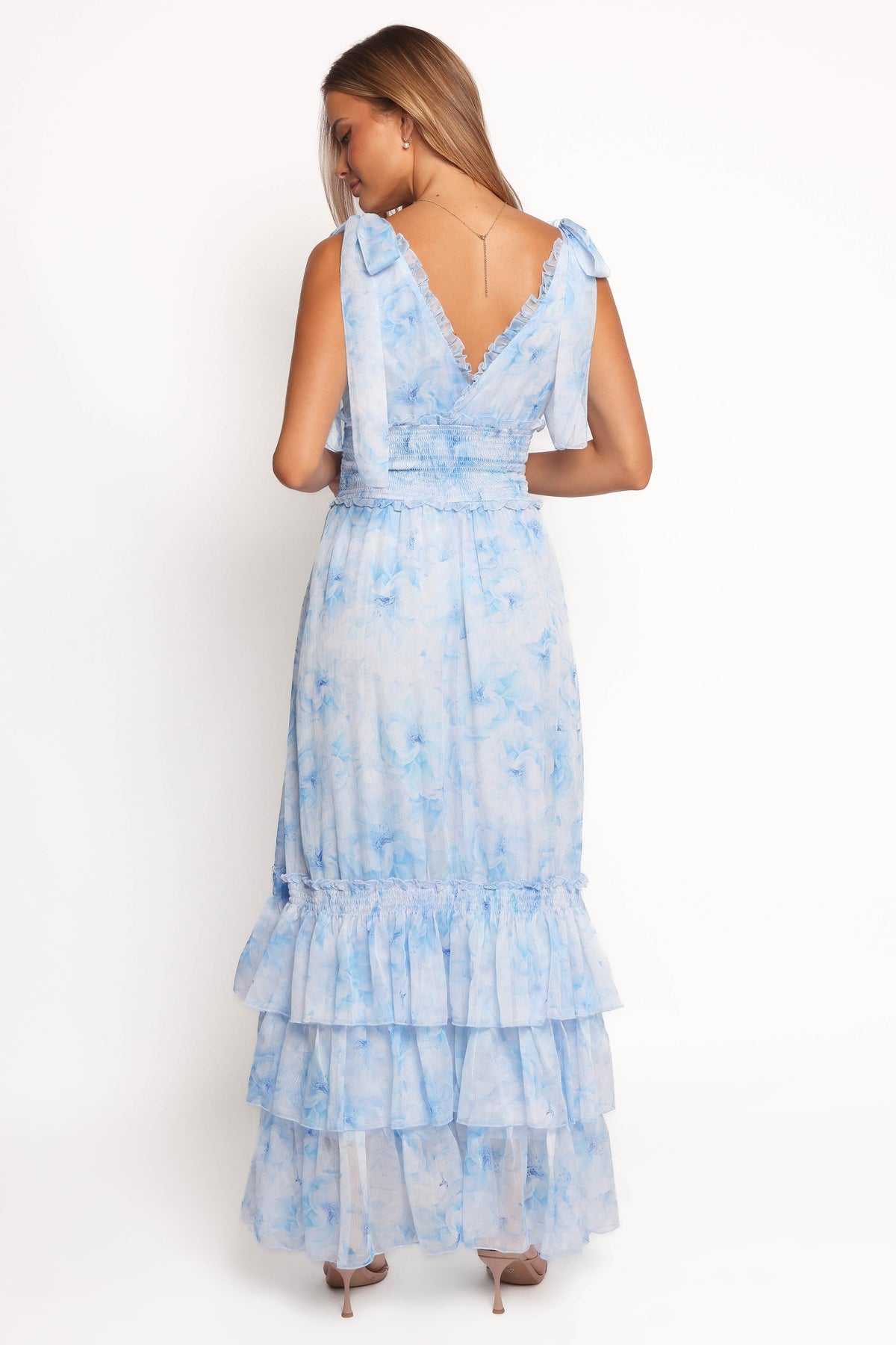 Fionna Maxi Dress - Blue Floral