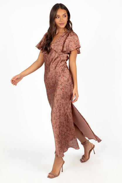 Flossy Maxi Dress - Mauve