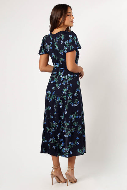 Hendrix Midi Dress - Midnight Blues