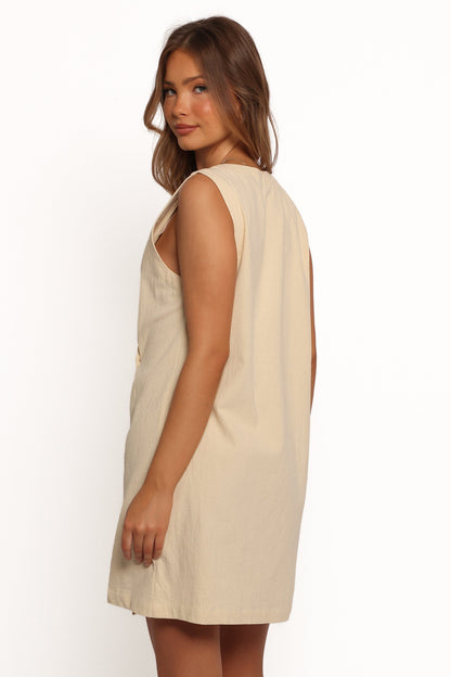 India Mini Dress - Butter Yellow