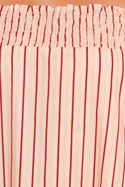 Irina Maxi Dress - Pink Stripe