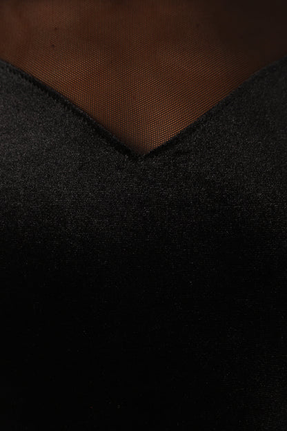 Jessica Long Sleeve Maxi Dress - Black