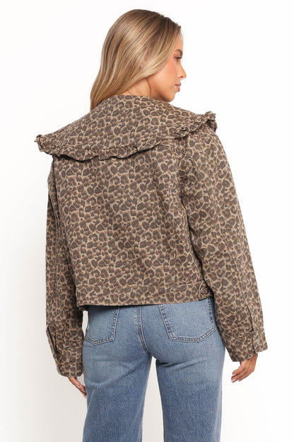 Jaelle Leopard Print Jacket - Leopard