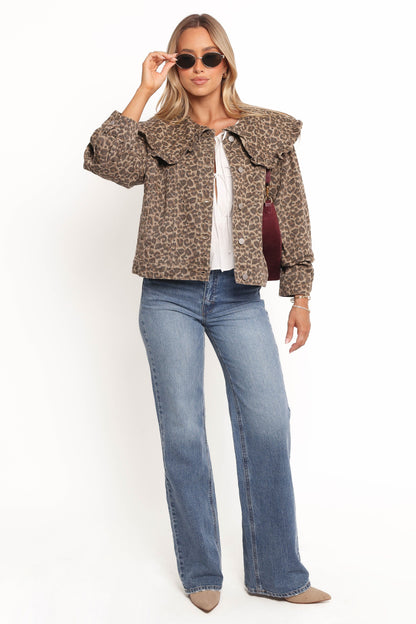 Jaelle Leopard Print Jacket - Leopard