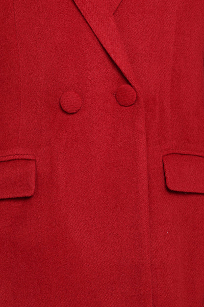 Jett Long Blazer Coat - Red