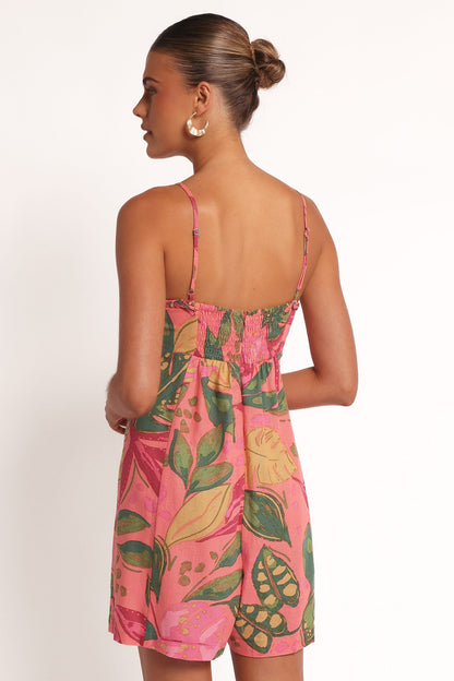 Analu Romper - Pink Rio