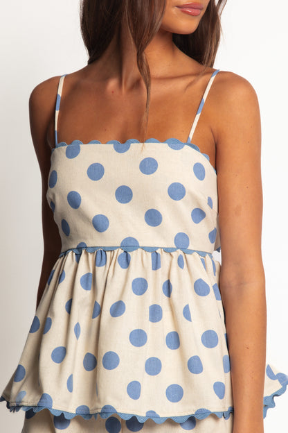 Aureole Short Set - Dusty Blue