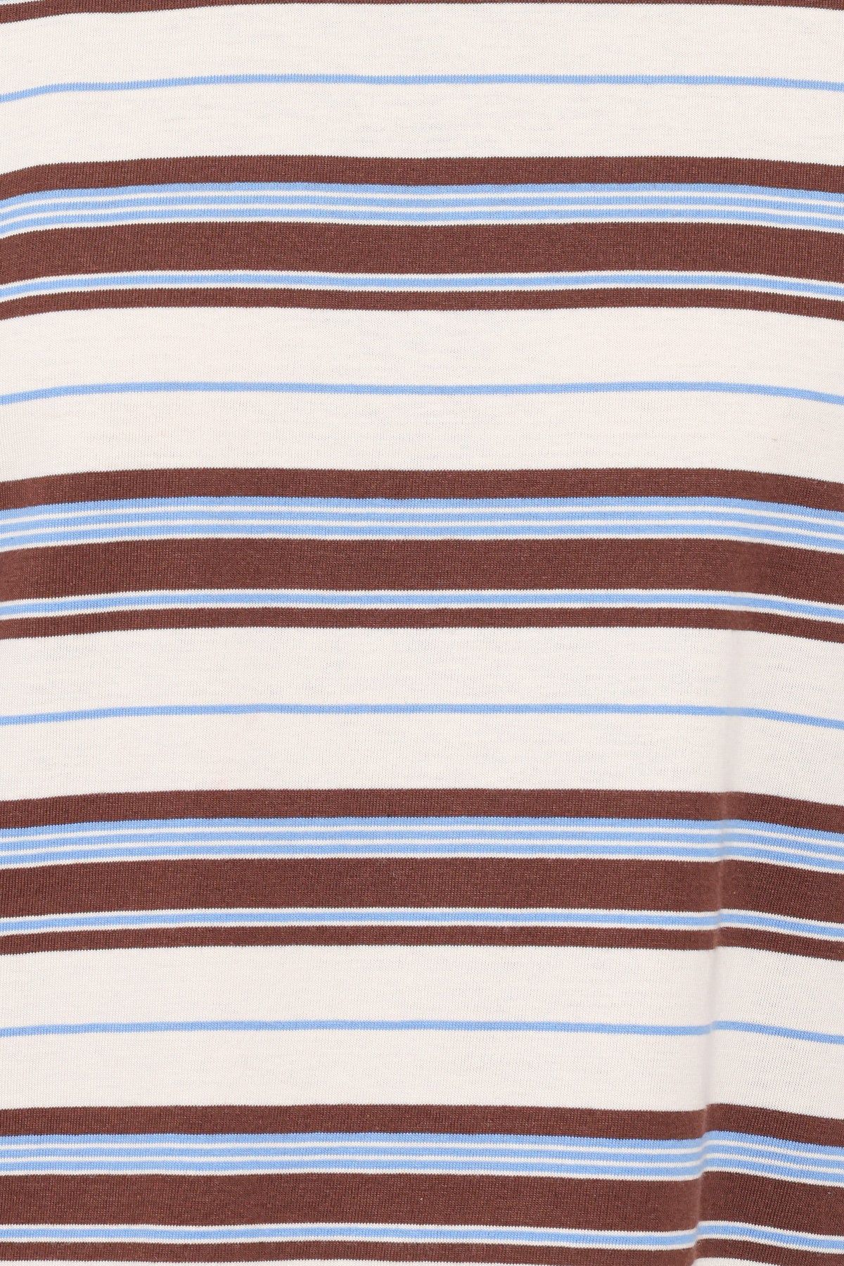 Hellen Stripe Short Set - Brown Multi Stripe