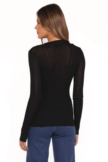 Delphine Top - Black