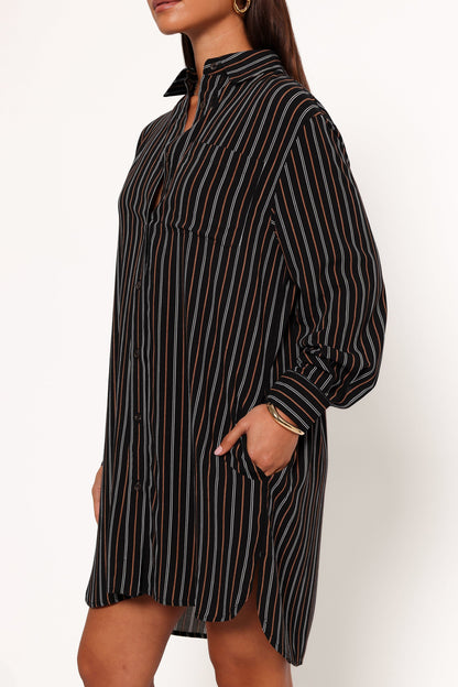 Elsa Shirt - Black Camel