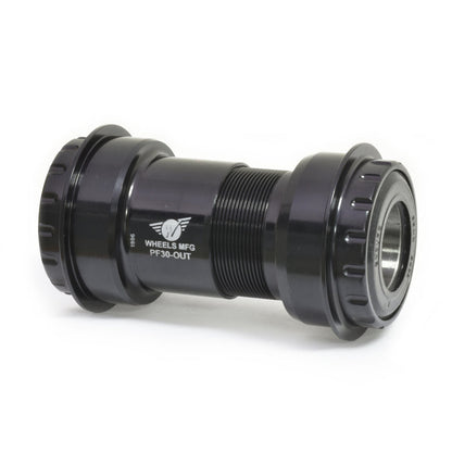 PF30 Outboard Bottom Bracket ZERØ Ceramic BB for 24mm Cranks Shimano - Black