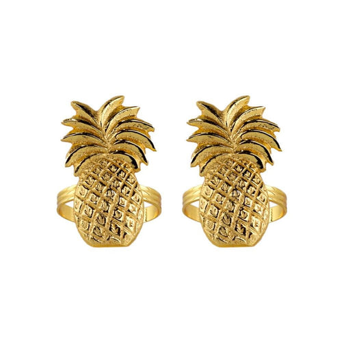 pineapple napkin rings