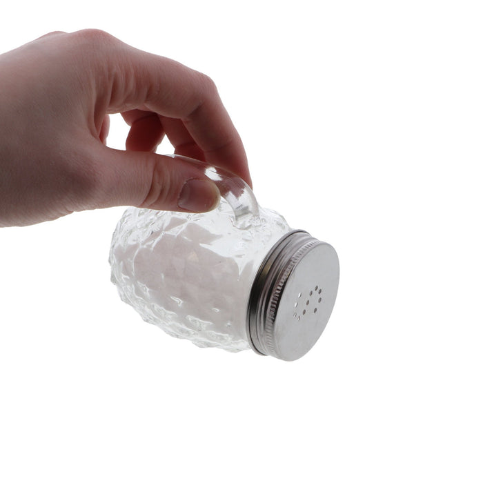 glass jar salt and pepper shakers