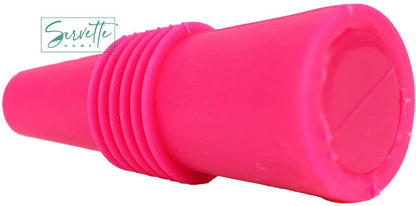 Pink Silicone Wine Stoppers