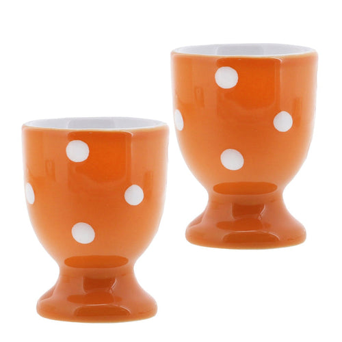 Polka Dot Ceramic Egg Cup - Set of 2