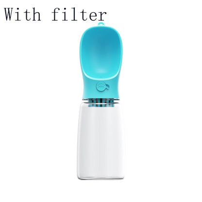 Gadget Gerbil Blue With filter / 550ML Portable Dog Water Bottle