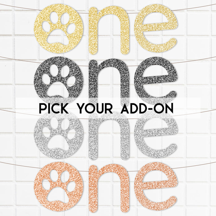 Puppy Paw High Chair Garland
