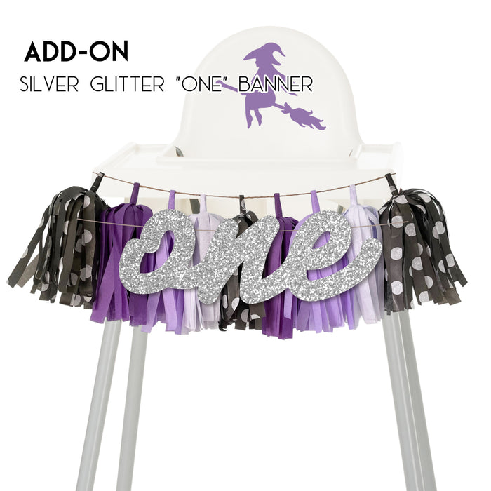 Purple Witch High Chair Garland