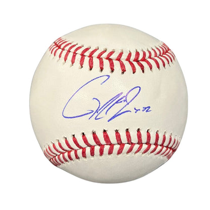 Rays Griffin Jax Autographed City Connect Official MLB Baseball