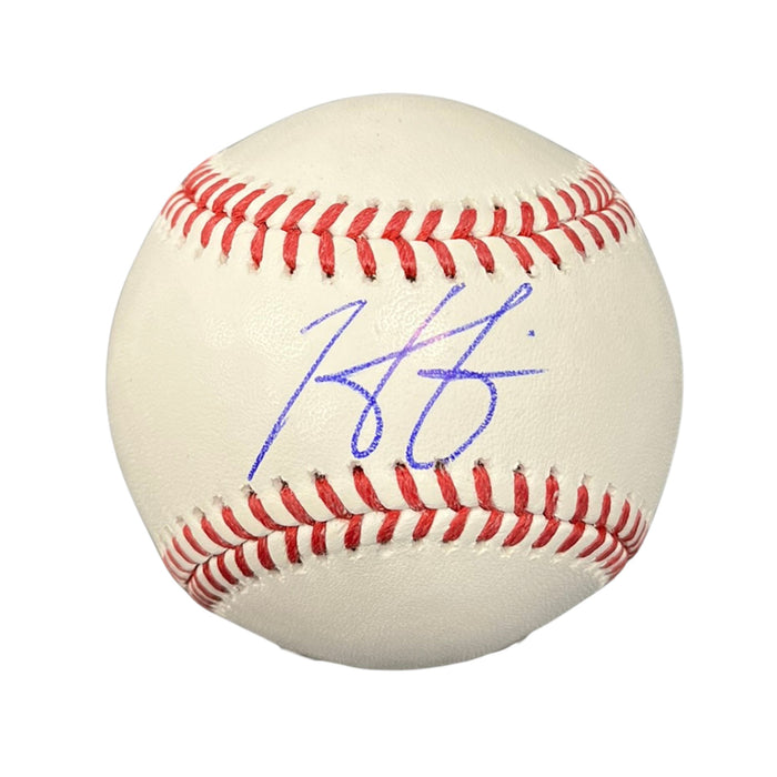 Rays Hunter Feduccia Autographed City Connect Official MLB Baseball