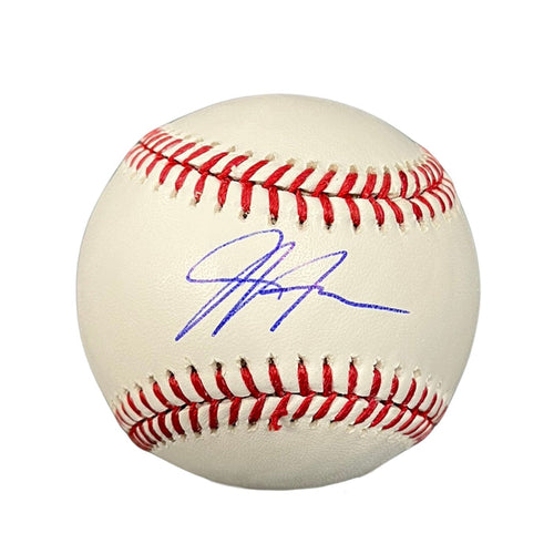 Rays Justyn-Henry Malloy Autographed City Connect Official MLB Baseball