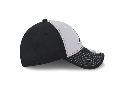 Rays New Era 9Forty Two-Tone Black Gray Coop Snapback Adjustable Hat