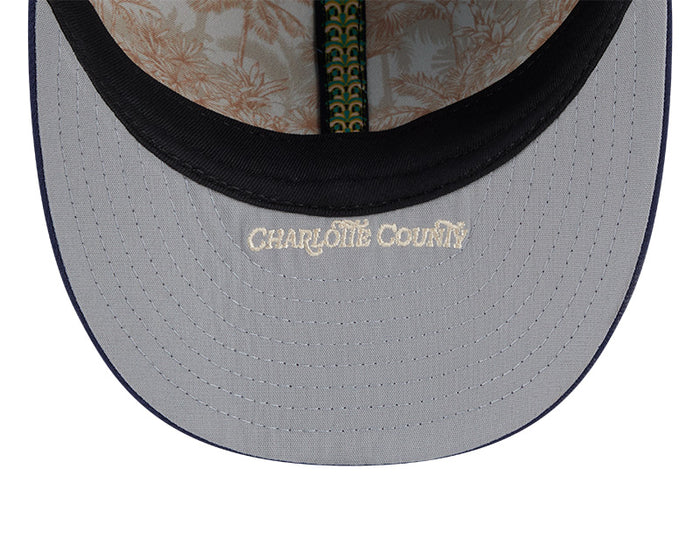 Rays New Era Light Blue Navy TB 2026 Spring Training On-Field Low Profile 59Fifty Fitted Hat