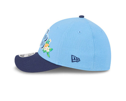 Rays New Era Light Blue Navy TB 2026 Spring Training Patch 39Thirty Flex Hat