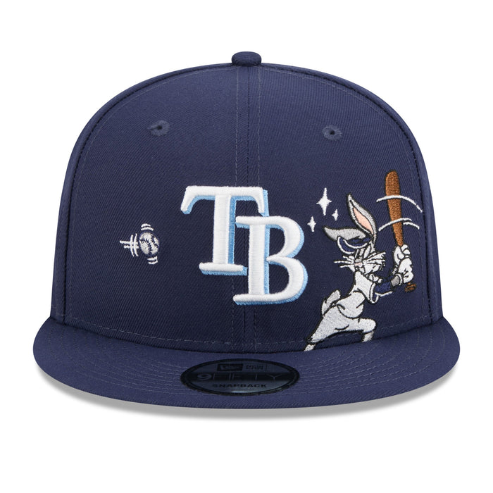 Rays New Era Navy Looney Tunes Bugs Bunny 9Fifty Snapback Hat