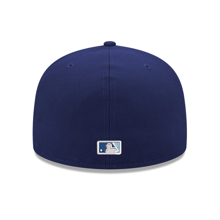 Rays New Era Road Navy On-Field 59Fifty Fitted Hat