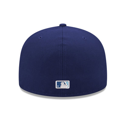 Rays New Era Road Navy On-Field 59Fifty Fitted Hat