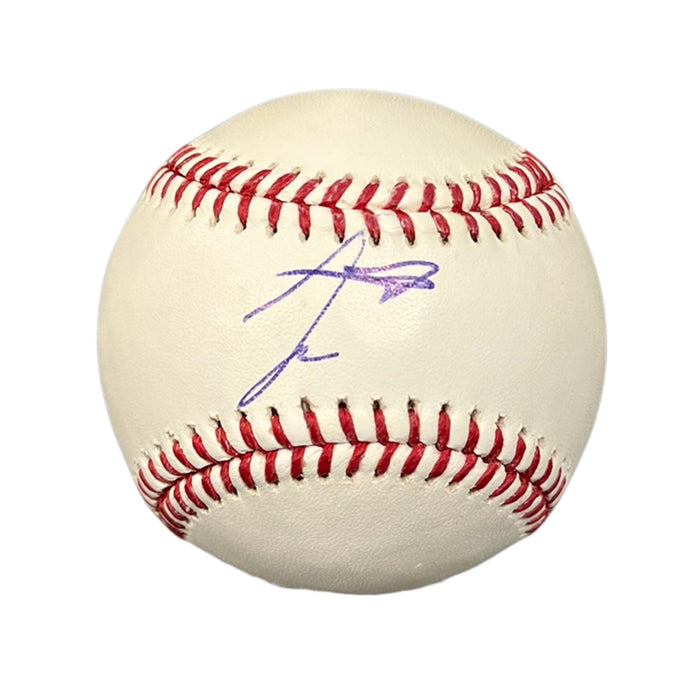Rays Tre' Morgan Autographed Official MLB Baseball