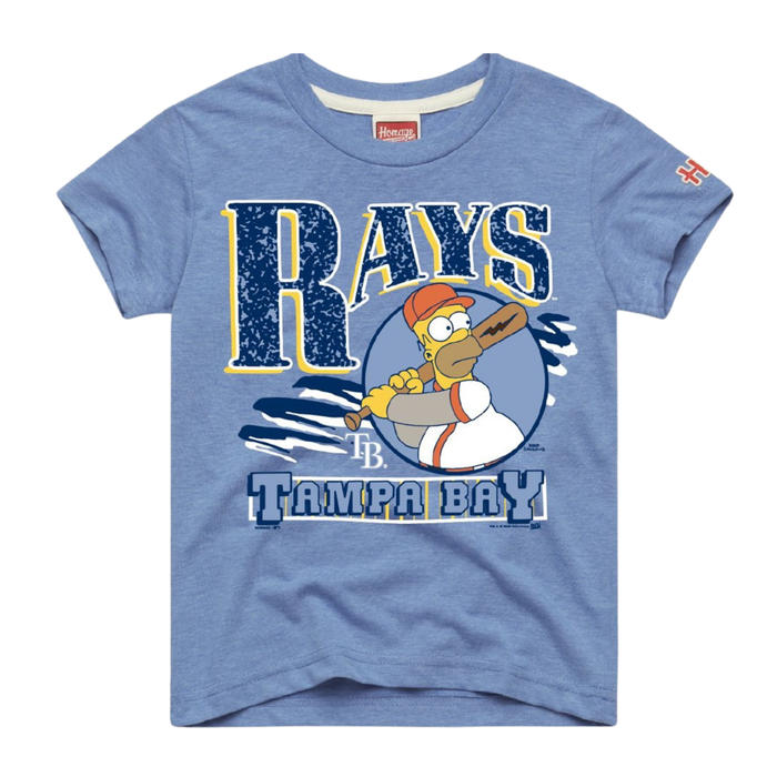 Rays Youth Homage Blue Homer Simpson T-Shirt