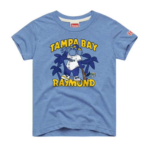Rays Youth Homage Blue Raymond Mascot T-Shirt
