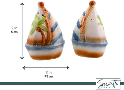 Sailboat Salt & Pepper Shakers