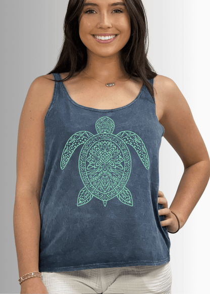 Sea Turtle Premium Cotton Tank Top - RFE Marketing Ventures