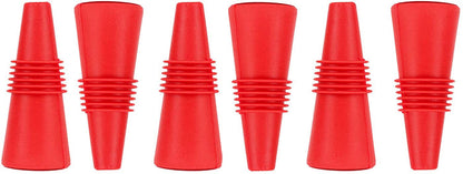 Silicone Wine Stopper - Set of 6