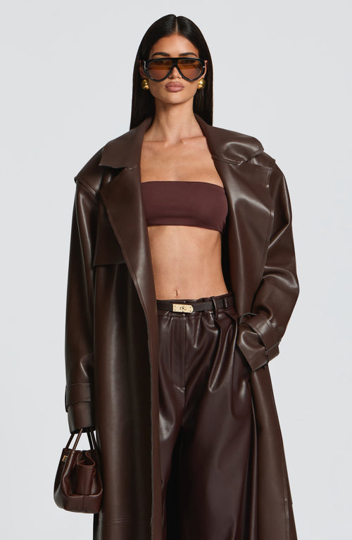 Simi Top - Plum Brown