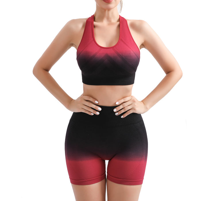 Sports Pant Workout Gym Bra Butt Lift Scrunch Fitness Gradient High Waist Leggings