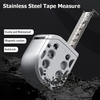 Stainless Steel Retractable Waterproof Measuring Ruler