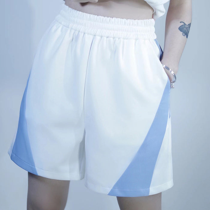 Shorts / Light Blue & White / M