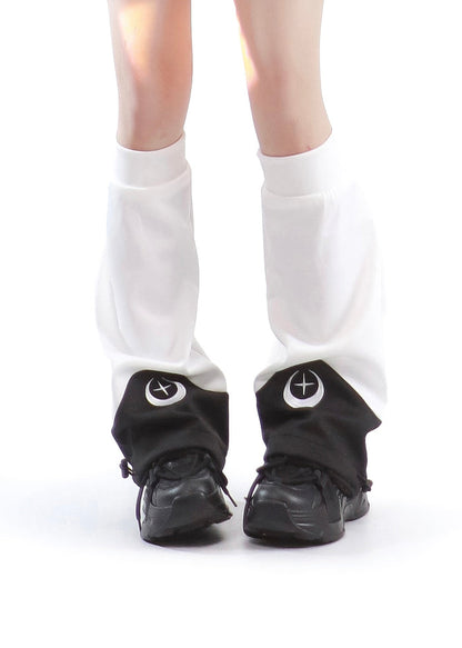 Leg Warmers / Black & White / One size