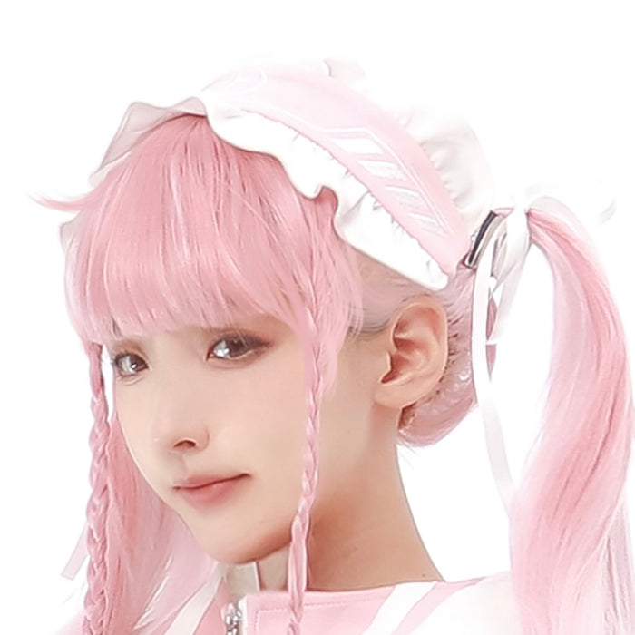 Headband / Pink & White / One size