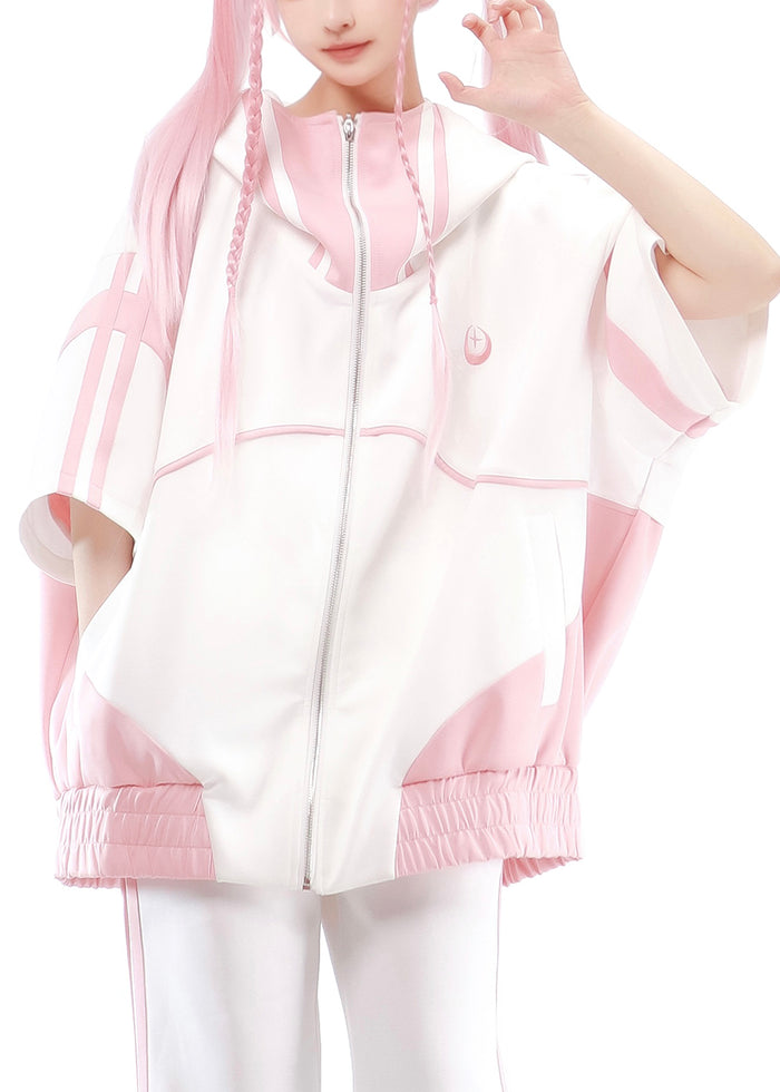Jacket / Pink & White / M