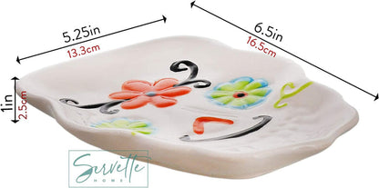Sugar Skull Plate in White