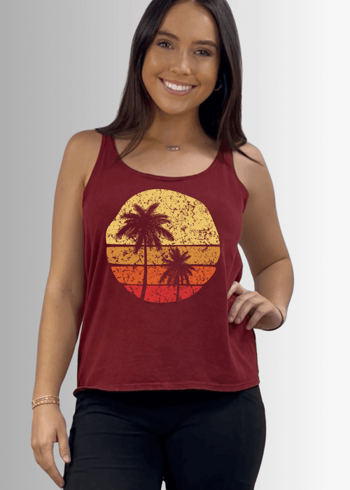Sunset Premium Cotton Tank Top - RFE Marketing Ventures