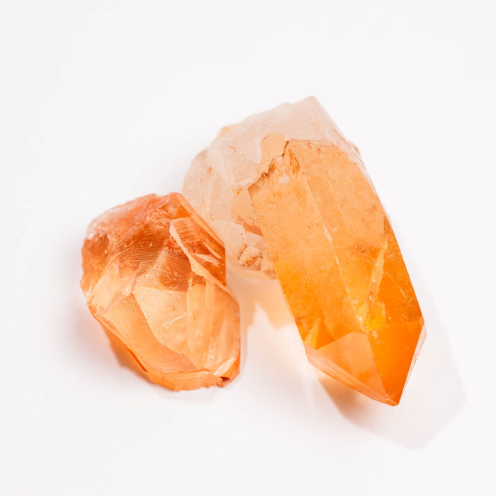 Tangerine Quartz, Intuitive Picks - Earth Love Gallery Collection