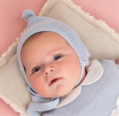 Tito Sheep light Blue Bonnet